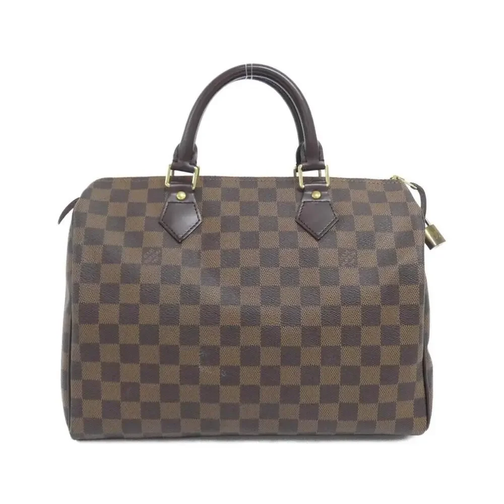 LOUIS VUITTON Brown Damier Speedy 30 Boston Bag